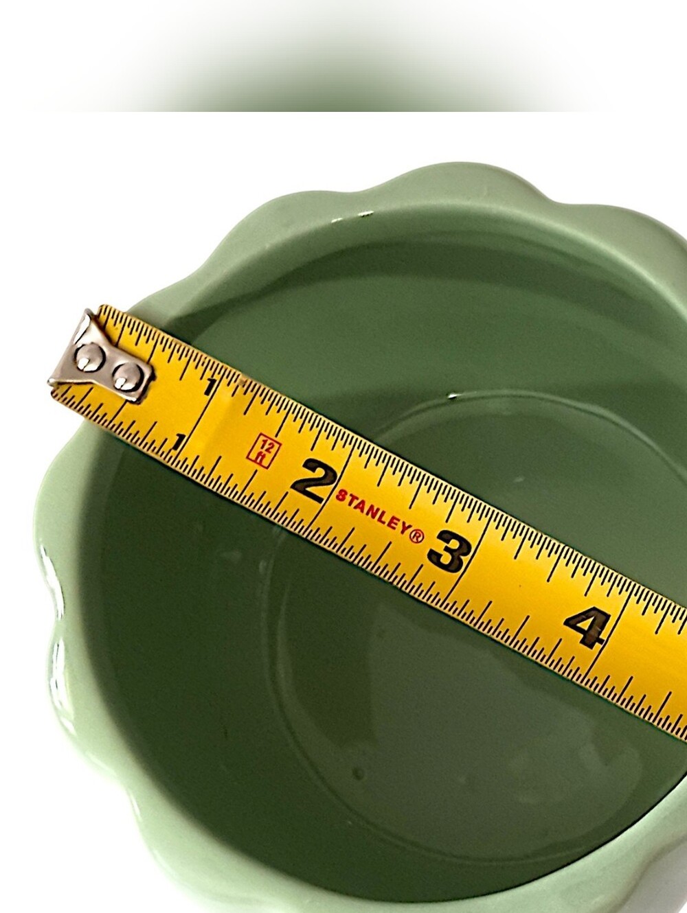 Martha Stewart Pumpkin Canister Sage Green Gold Ceramic Fall Harvest Candy Dish - Picture 3 of 16